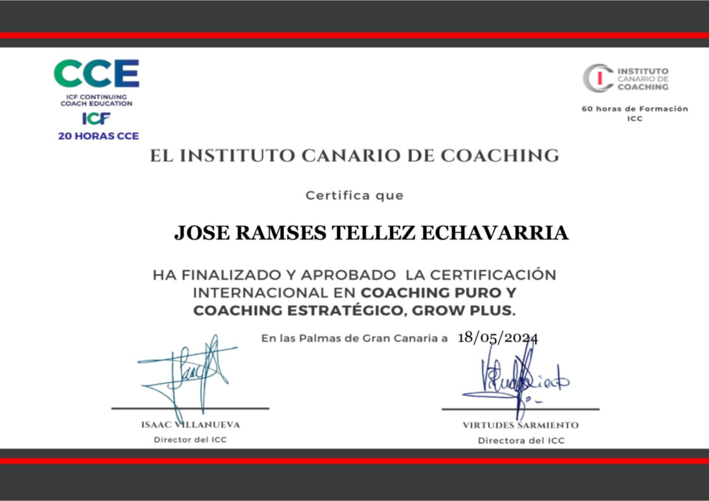 Coach de vida y empresarial