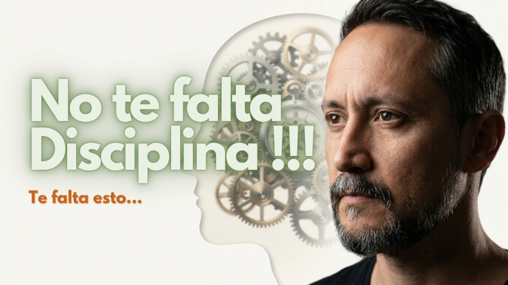 No te falta disciplina